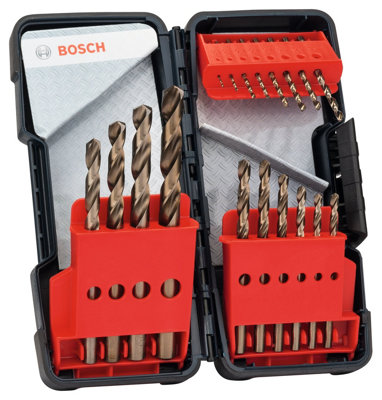 Bosch Professional 18-Piece HSS-Co Tough Box