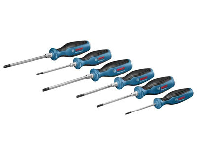 Bosch Professional 6-Piece Screwdriver Set for Precision and Comfort