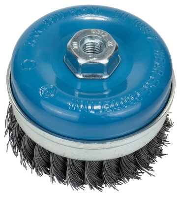 Bosch Professional Cup Brush - 100mm, Knotted Wire, 0.5mm Steel (M14)