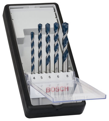 Bosch Professional CYL-5 Concrete Drill Bits Set - 5 Piece, 4-5-6-6-8mm