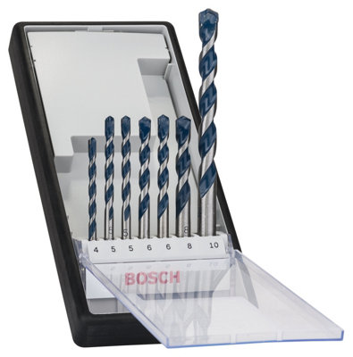 Bosch Professional CYL-5 Concrete Drill Bits Set - 7 Pieces (4mm, 5mm, 5mm, 6mm, 6mm, 8mm, 10mm)