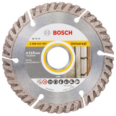 Bosch Professional Diamond Cutting Disc - Standard Universal, 115x22.23x2x10