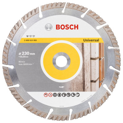 Bosch Professional Diamond Cutting Disc - Standard Universal - 230x22.23x2.6x10mm