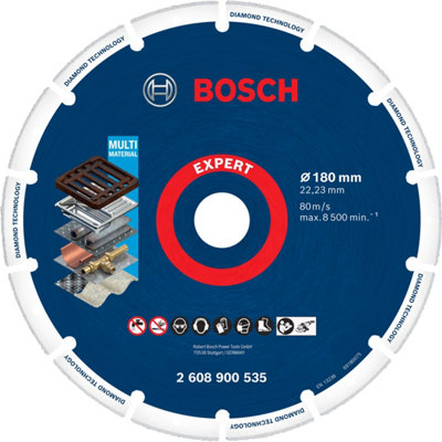 Bosch Professional Diamond Metal Cutting Disc - 180 x 22.23 mm