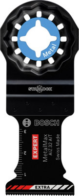 Bosch Professional Expert Starlock Coated Carbide Plunge Cut Metal Blades (AIZ32AIT, 5pcs)