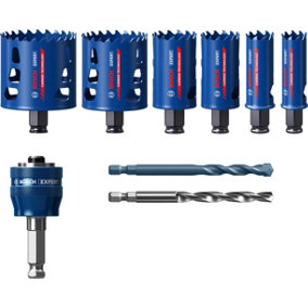Bosch Professional Expert Tough Material Hole Saw Set - 22/25/35/51/60/68 mm, 8-pc