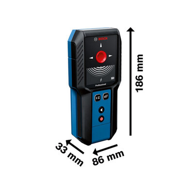 Bosch Professional GMS 120-27 Wall Scanner - Metal, Voltage