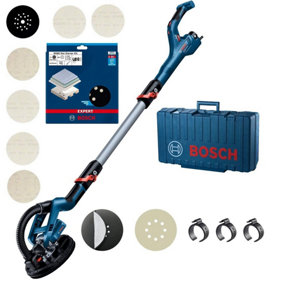 Bosch Professional GTR 55-225 Drywall Sander 550W 215mm 240v +EXPERT Accessories