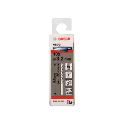 Bosch Professional HSS-G DIN338 3.2x36x65