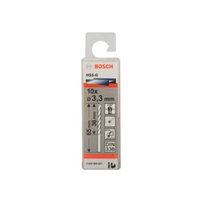 Bosch Professional HSS-G DIN338 3.3 x 36 x 65mm