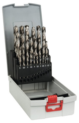 Bosch Professional HSS-G ProBox Metal Drill Bit Set - 25 Pieces, 1-13mm, DIN 338, 135A