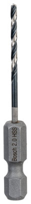 Bosch Professional HSS Impact Drill Bit 2mm (1-piece Cocoon)