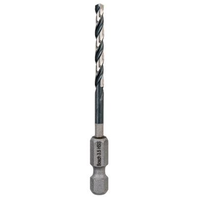 Bosch Professional HSS Impact Drill Bit - 3.5mm (1-piece Cocoon)