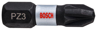 Bosch Professional Impact Screwdriver Bit - 25mm, 2xPZ3