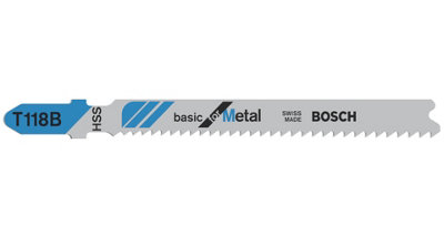 Bosch Professional Jigsaw Blade T118B Basic for Metal