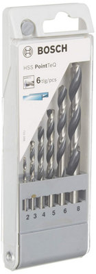 Bosch Professional Metal Twist Drill HSS Set - 2/3/4/5/6/8mm Bits