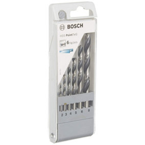 Bosch Professional Metal Twist Drill HSS Set - 2/3/4/5/6/8mm Bits