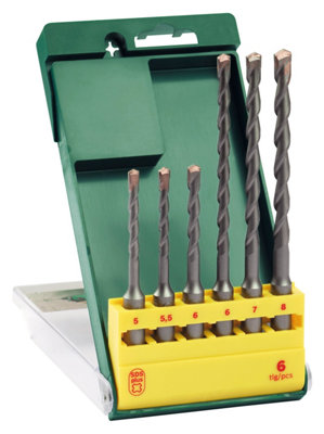 Bosch Professional SDS Plus Hammer Drill Bit Set - 6 Pieces