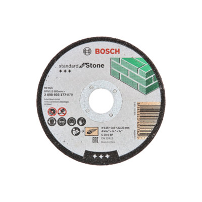 Bosch Professional Stone Straight Cutting Disc C 30 S BF - 115mm x 22 ...