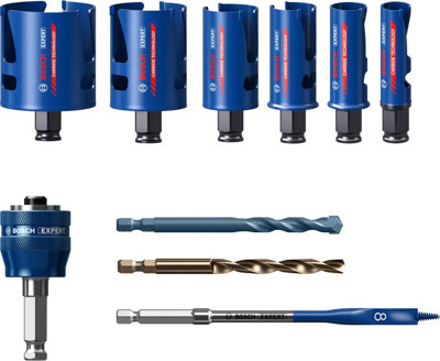 thumbnail image 2 of MAXIMUM Diamond Coated Hole Saw Set For Granite, Porcelain, Ceramic, 6... 2 of 14