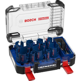 Bosch Professional Tough Material Hole Saw Set - 15-pc, 20-76mm Sizes