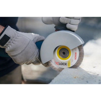 Bosch Professional X-LOCK Standard Ceramic Diamond Cutting Disc - 115x22.23x1.6x7 mm - 5