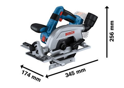 Bosch Professsional 18v 165mm Cordless Circular Saw GKS 18V-57-2 L + 5AH Battery