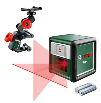 BOSCH Quigo Cross Line Laser With MM2 Universal Clamp 0603663500