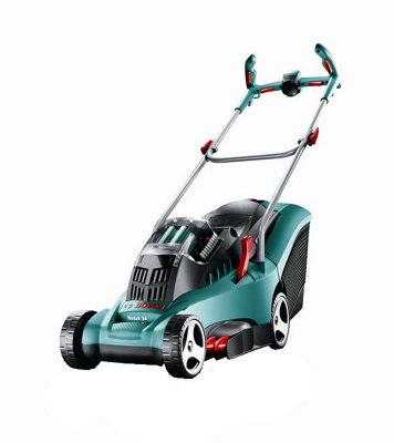 B&q bosch discount electric lawn mowers