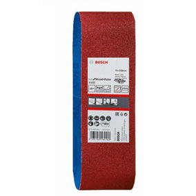 BOSCH Sanding Belts (Grit 120) (10/Pack) (To Fit: Bosch PBS 75A Belt Sander)