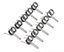 BOSCH Spring Steel Tines (10/Pack) (To Fit: Bosch UniversalRake 900) (F016F05726)