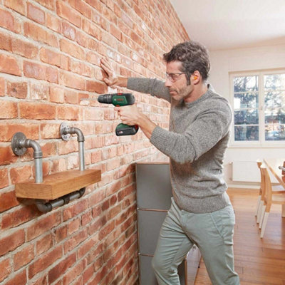 Bosch Universal Drill 18v Lion Cordless Combi Hammer Drill POWER4ALL Green Bare - Bosch Power for All