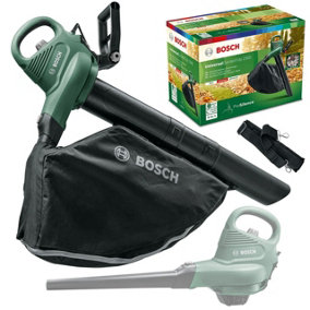 Bosch Universal Garden Tidy 23000 Leaf Blower Vacuum Electric 240v + Bag + Strap