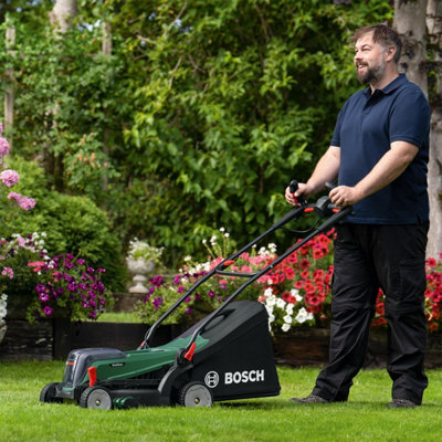 Bosch Universal Rotak 2 x 18V-37-550 18v Cordless Rotak Lawn Mower 2 x ...