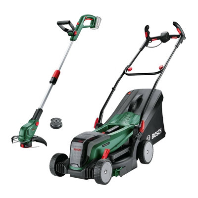 Bosch Universal Rotak 2 x 18V-37-550 18v Cordless Rotak Lawn Mower Rear ...