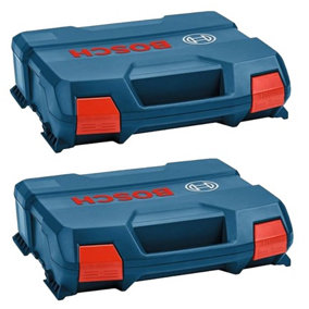 Bosch W-BOXX LBOXX Drill Tool Case LCASE + GSB GDR GDR GDX 18v Drill Inlay x 2