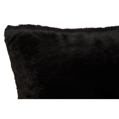 Bosie Lamina Black Rectangular Cushion