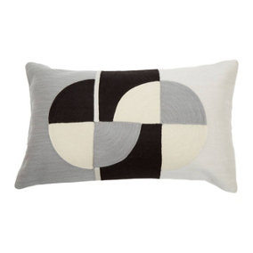Bosie Ozella Circular Patterned Rectangular Cushion