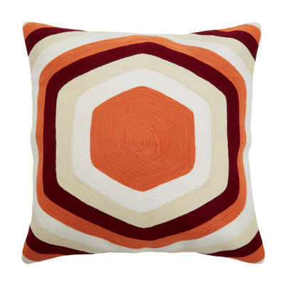 Bosie Ozella Hexagonal Print Cushion | DIY at B&Q