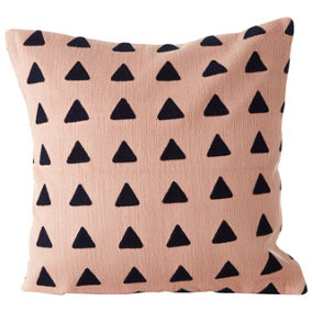 Bosie Ozella Pink Navy Patterned Cushion