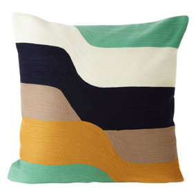 Bosie Ozella Wavy Stripes Patterned Cushion