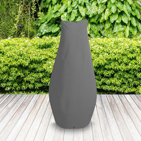 Bosmere Protector 6000 Large Chimenea Cover Grey 100% Waterproof UV Protected Outdoor Protection 6 Year Guarantee D 61 cm H 122 cm
