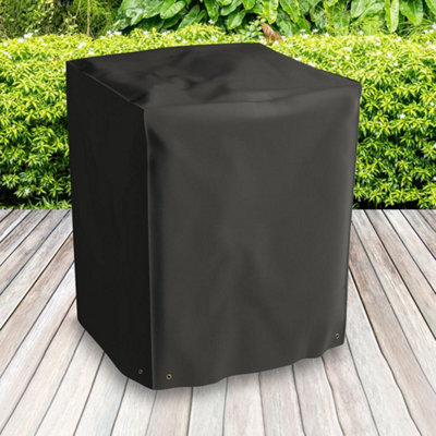 Bosmere Protector Large Round Firepit Cover Black 100% Waterproof UV Protected Outdoor Protection 6 Year Guarantee D84 H50 cm