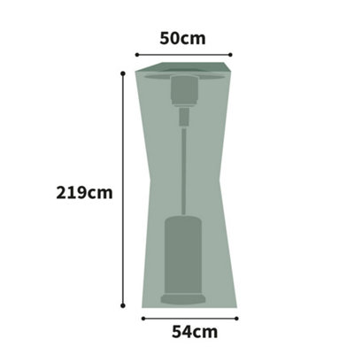 Bosmere Protector Plus Tall Square Heater Reversible Cover H219cm W54cm All Weather Protection 6 Year Guarantee