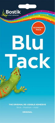 Bostik Blu Tack Economy Value Pack Re-Usable Adhesive Putty (12 Packs)