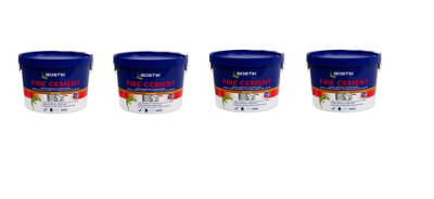 Bostik Cementone Buff Fire Cement 5KG Pack of 4