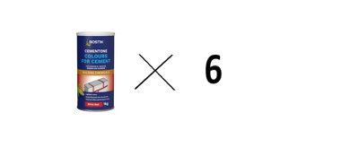 Bostik Cementone Colours For Cement Brick Red 1KG Pack of 6