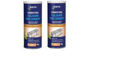 Bostik Cementone Colours For Cement Buff 1KG Pack of 2
