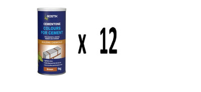 Bostik Cementone Colours For Cement Russet Brown 1KG Pack of12