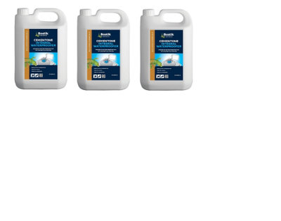 Bostik Cementone Integral Waterproofer Yellow 5L Pack of 3